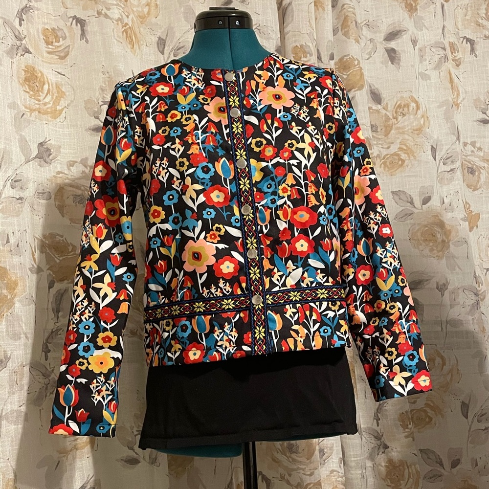 Shein floral jacket